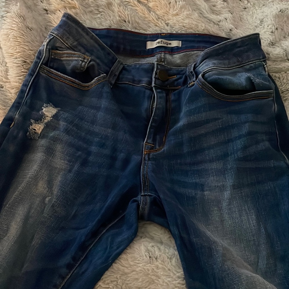 Cropped skinny jeans